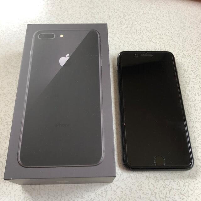 iPhone 8 Plus Space Gray 64 GB SIMフリースマートフォン本体