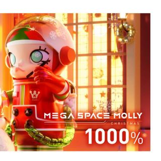 メディコムトイ(MEDICOM TOY)の【pop mart】 space molly christmas 1000%(その他)
