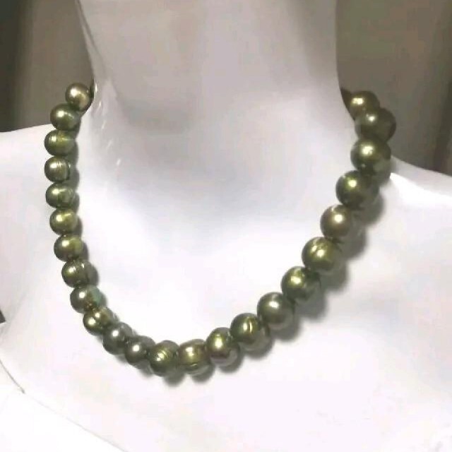 南洋黒蝶ピスタチオバロックパールネックレス40cm | www.tspea.org