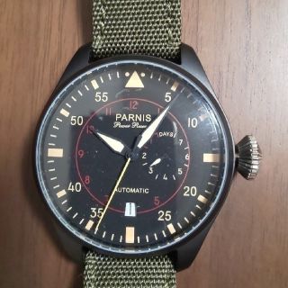 インターナショナルウォッチカンパニー(IWC)のParnis ビッグパイロットウォッチ（未使用）(腕時計(アナログ))