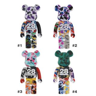 メディコムトイ(MEDICOM TOY)のBE@RBRICK BAPE 28TH ANNIVERSARY 1000%(その他)