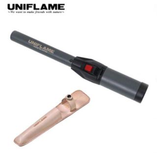 ユニフレーム(UNIFLAME)の限定色　スティックターボII タックOD+専用レザーホルスターセット(調理器具)