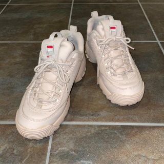 フィラ(FILA)のFILA DISRUPTOR 2 pale pink(スニーカー)