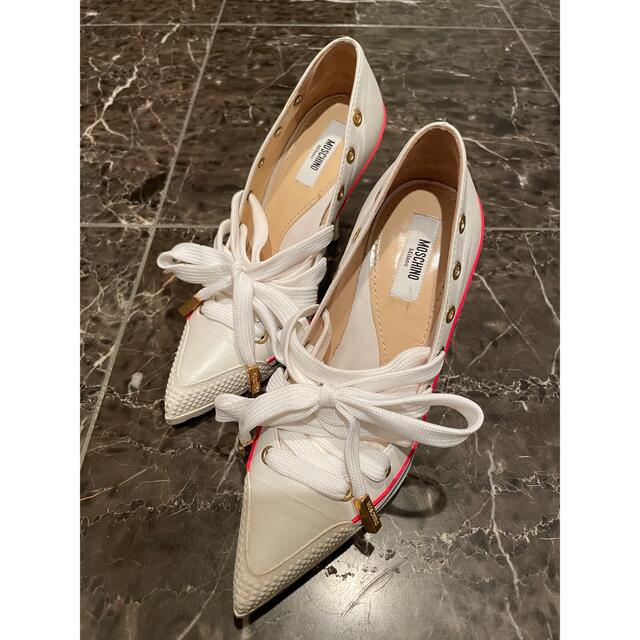 MOSCHINO モスキーノ パンプス スニーカー風 36 キャンペーン www.gold
