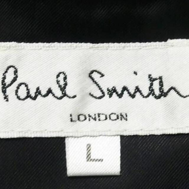 Paul Smith(ポールスミス)のポールスミス メンズ レザーテーラードジャケット L 黒 スーツ 本革 ブレザー メンズのジャケット/アウター(テーラードジャケット)の商品写真