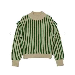 アメリヴィンテージ(Ameri VINTAGE)のAmeri VINTAGE SWELL STRIPE KNIT(ニット/セーター)