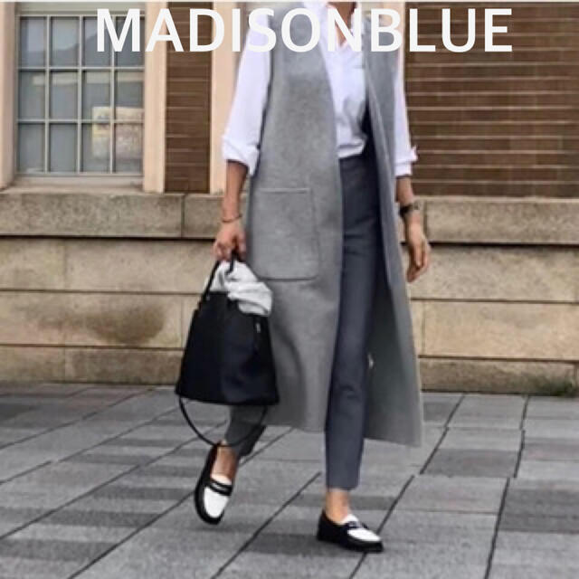 MADISONBLUE(マディソンブルー)の【MADISONBLUEマディソンブルー】ウールジレ/00 レディースのトップス(ベスト/ジレ)の商品写真