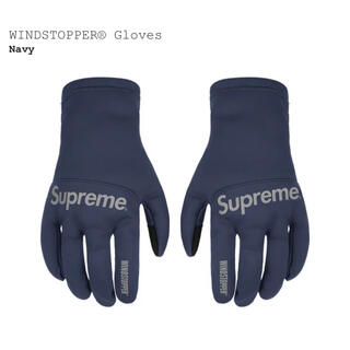 シュプリーム(Supreme)のsupreme windstopper gloves NAVY S/M(手袋)