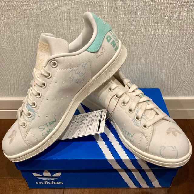 Adidas アディダス 25cm スタンスミス ホワイト×パステルカラー