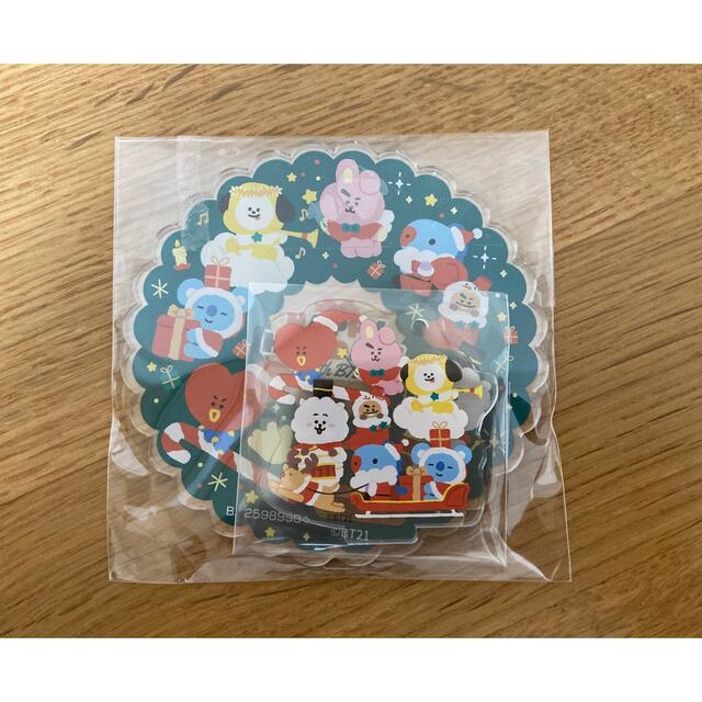 防弾少年団(BTS)(ボウダンショウネンダン)のBTS   ファミマBT21クリスマスケーキ付属品　アクリルコースター エンタメ/ホビーのおもちゃ/ぬいぐるみ(キャラクターグッズ)の商品写真