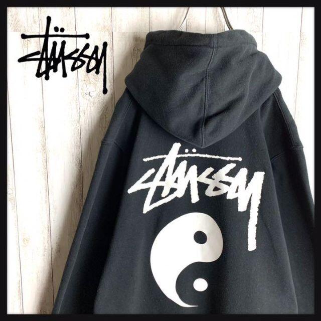 00s~10s USA製 STUSSY ステューシー バッグプリント パーカー