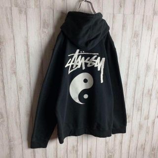 STUSSY   希少デザインステューシーバックプリント パーカー