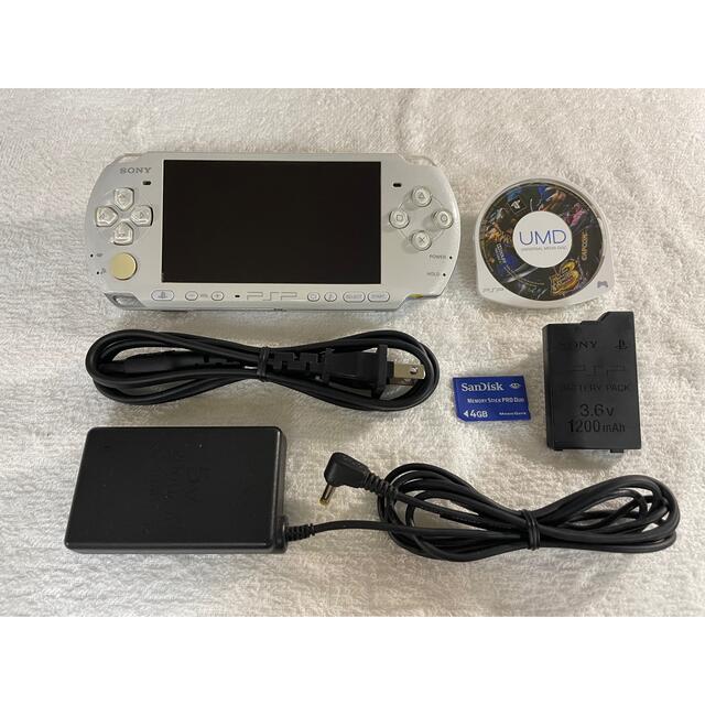 PSP-3000  パールホワイト携帯用ゲーム機本体