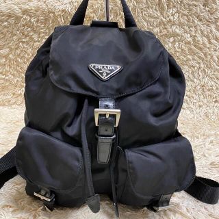 プラダ ミニリュック バッグパック ナイロン 三角プレート NERO バッグ