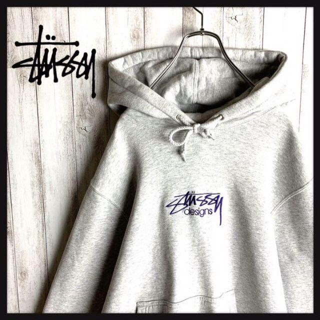 STUSSY - 【最高デザイン】ステューシー☆センター刺繍 パーカー 入手