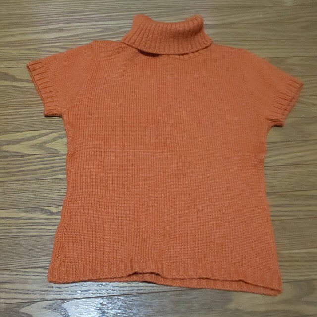 クードシャンス 半袖 オレンジ ニットセーター | フリマアプリ ラクマ