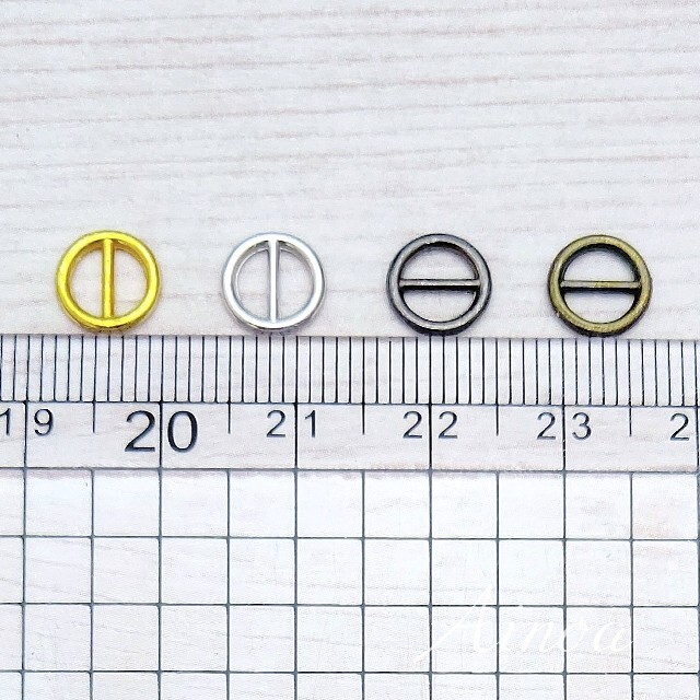 円形バックル C 内径5mm 10個 ハンドメイドの素材/材料(各種パーツ)の商品写真