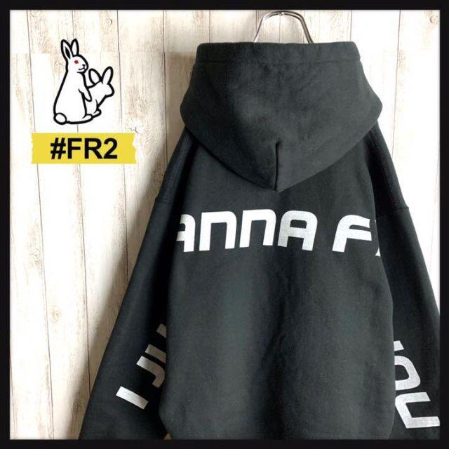 【入手困難】FR2 ブラッドピッド バックプリント 即完売モデル L パーカー