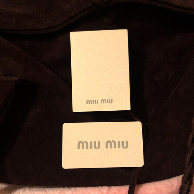 【最終価格】miu miu レアデザイン ショルダー バッグ ブラウン 革 7