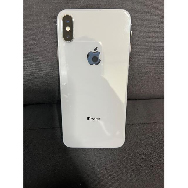 スマートフォン/携帯電話au  iPhone X 64GB シルバー