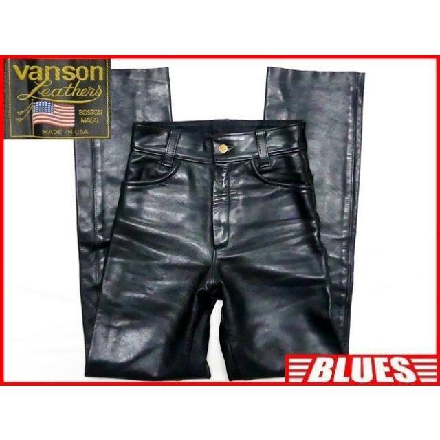 未使用 VANSON バンソン レザー パンツ【G】