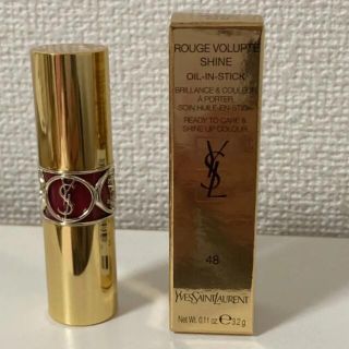 イヴサンローランボーテ(Yves Saint Laurent Beaute)のルージュ ヴォリュプテ シャイン 48 新品未使用(口紅)