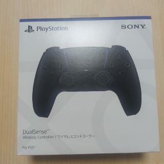 プレイステーション(PlayStation)の【新品】PS5 DualSenseワイヤレスコントローラー ミッドナイトブラック(家庭用ゲーム機本体)