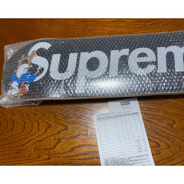 Supreme(シュプリーム)のsupreme supreme smurfs  skateboard 黒 スポーツ/アウトドアのスポーツ/アウトドア その他(スケートボード)の商品写真