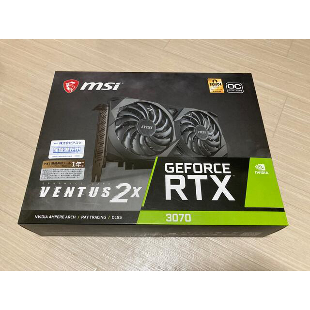 MSI GeForce RTX3070 VENTUS 2X OC【非LHR】