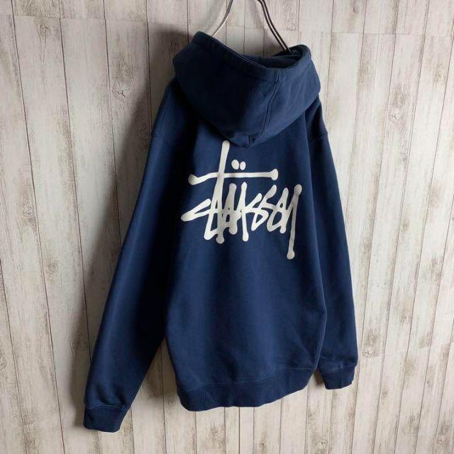 STUSSY - 【希少カラー】ステューシー☆バックプリント パーカー 裏