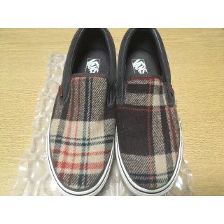 ヴァンズ(VANS)の中古 VANS スリッポン SLIPON 27cm V98FLN 茶色 チェック(スリッポン/モカシン)