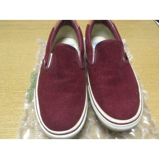 ヴァンズ(VANS)の中古 VANS スリッポン SLIPON 27cm V98CDR　コーデュロイ赤(スリッポン/モカシン)