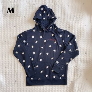 コンバース(CONVERSE)のconverse　コンバース　フード付きパーカー　星柄　レディース　大人用　M(パーカー)