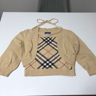 バーバリーブルーレーベル(BURBERRY BLUE LABEL)のdoamさん専用❗️チューブトップ・カーディガンセット❗️(ベアトップ/チューブトップ)