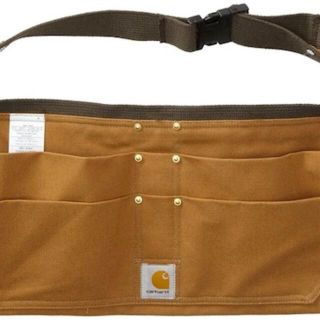 カーハート(carhartt)のカーハート ダック ネイル エプロン　S/M　茶　ウエスト ポーチ　＊新品訳あり(その他)