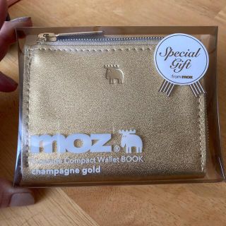 moz ミニウォレット 財布 ゴールド(財布)