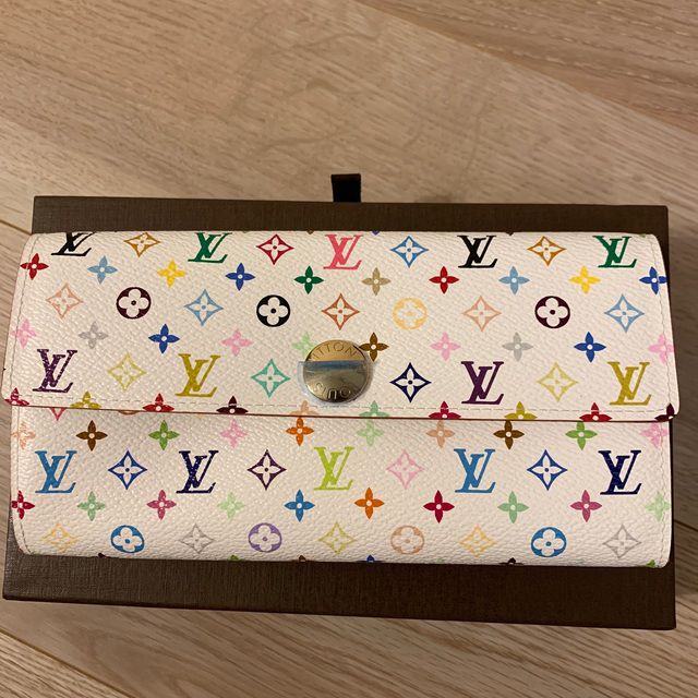 LOUIS VUITTON(ルイヴィトン)の超貴重 未使用品 LOUIS VUITTON マルチカラー ポルトフォイユサラ レディースのファッション小物(財布)の商品写真