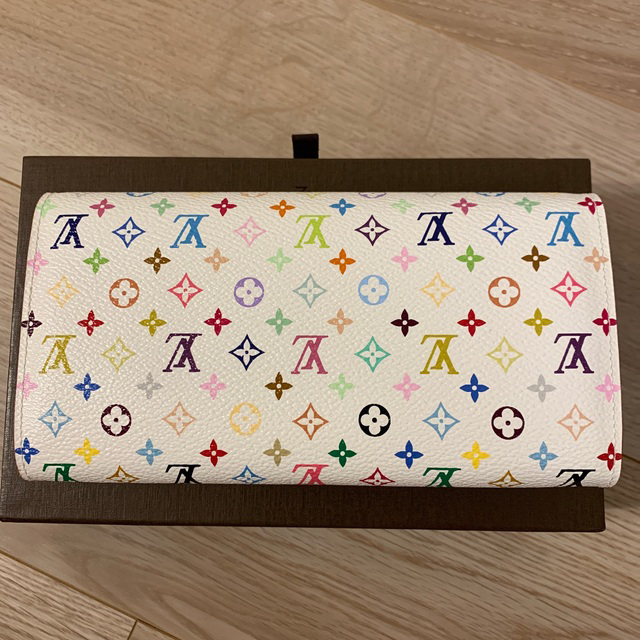 LOUIS VUITTON(ルイヴィトン)の超貴重 未使用品 LOUIS VUITTON マルチカラー ポルトフォイユサラ レディースのファッション小物(財布)の商品写真