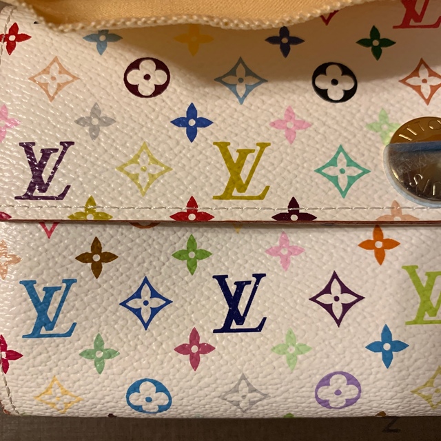 LOUIS VUITTON(ルイヴィトン)の超貴重 未使用品 LOUIS VUITTON マルチカラー ポルトフォイユサラ レディースのファッション小物(財布)の商品写真