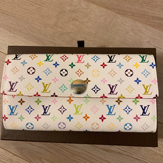 ルイヴィトン(LOUIS VUITTON)の超貴重 未使用品 LOUIS VUITTON マルチカラー ポルトフォイユサラ(財布)