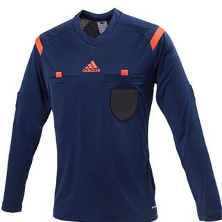 アディダス(adidas)の【新品・未使用】サッカーレフリーシャツ(長袖)審判カード付き(ウェア)