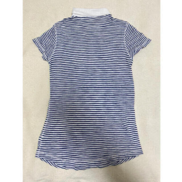 GAP(ギャップ)のボーダーポロシャツ レディースのトップス(Tシャツ(半袖/袖なし))の商品写真