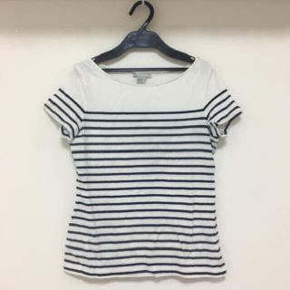 エイチアンドエム(H&M)のボーダーTシャツ トップス(Tシャツ(半袖/袖なし))