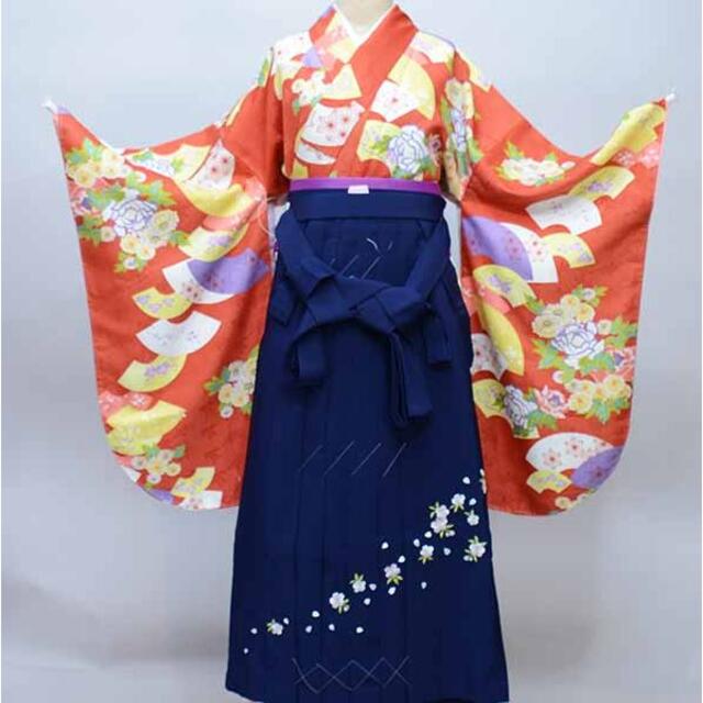 着物袴セット ジュニア用へ直し 135～150cm 袴色変更可能 NO36081