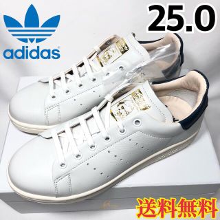 アディダス(adidas)の【新品】アディダス スタンスミス リーコン ホワイト ネイビー 25.0(スニーカー)