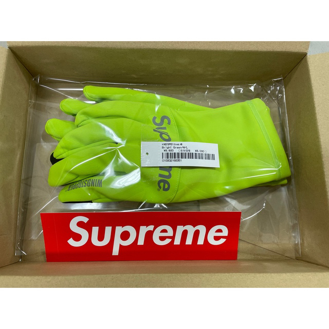 Supreme(シュプリーム)のSupreme WINDSTOPPER Gloves Bright Green メンズのファッション小物(手袋)の商品写真