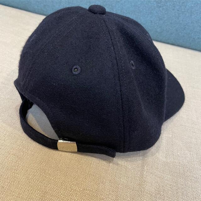 COMOLI(コモリ)のキジマタカユキ 21AW メルトンウール6パネルキャップ Navy メンズの帽子(キャップ)の商品写真