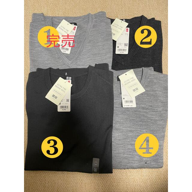 UNIQLO(ユニクロ)の【Kazuiさん専用】ユニクロ　メンズ　セーター メンズのトップス(ニット/セーター)の商品写真