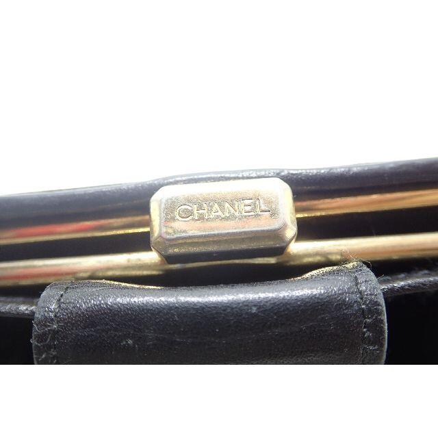 CHANEL(シャネル)の【922】シャネル　2つ折り　がま口財布 レディースのファッション小物(財布)の商品写真