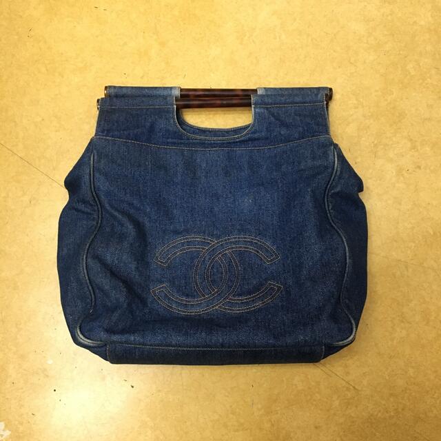 最高の品質の CHANEL CHANELデニムトートバッグ - トートバッグ